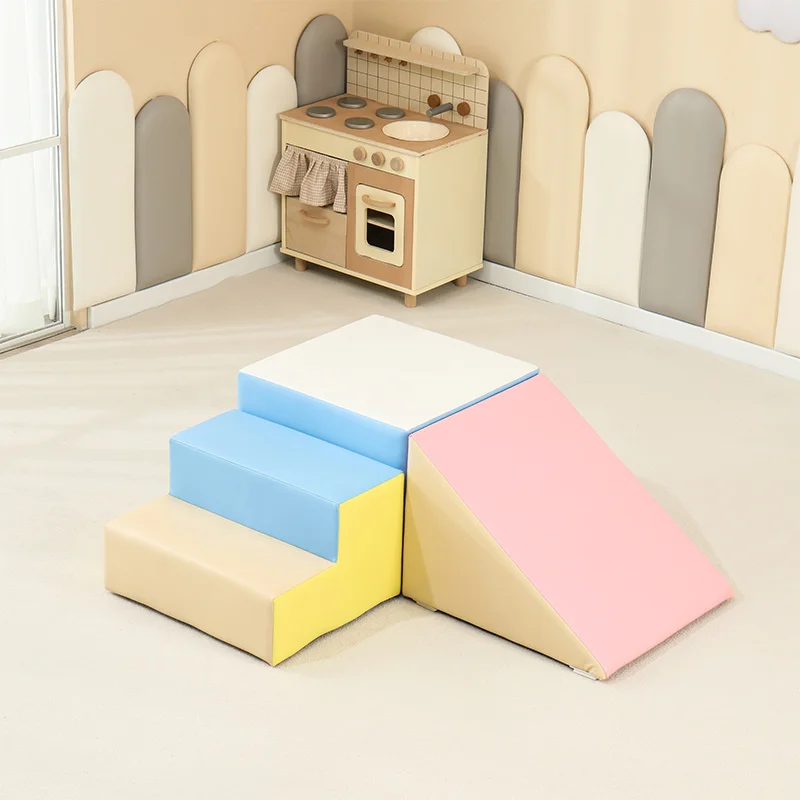 New Style Kids Soft Play Equipment Indoor Playground Soft Play Set Safe Soft Slide Climber