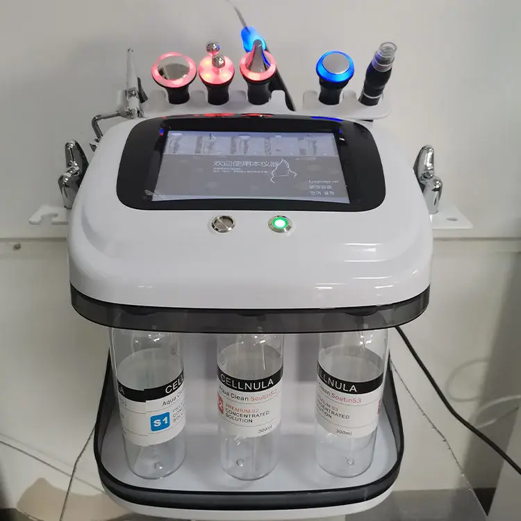 Top Quality Water Oxgen Facial Wet Microdermabrasion Jet Peel Dermabrasion H2o2 Deep Cleaning Machine Beauty Device