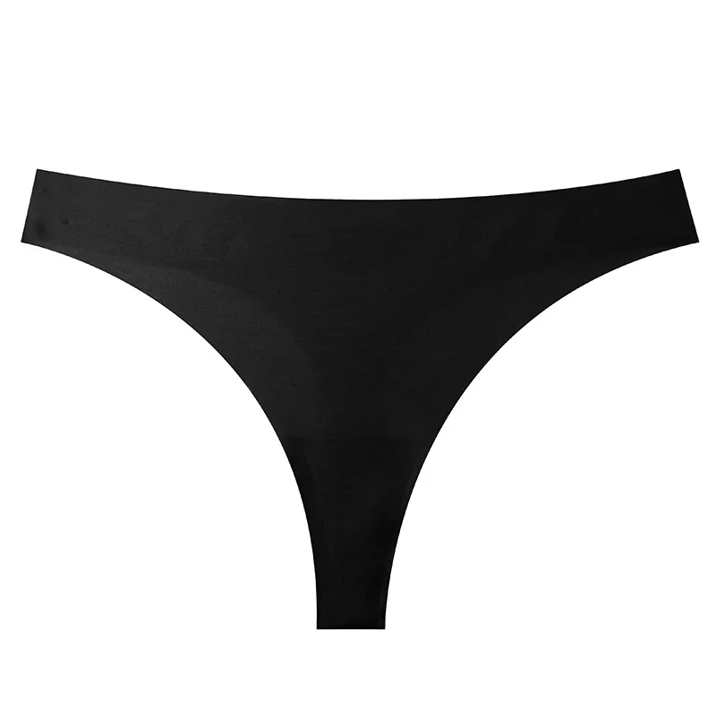 U493 Hot Selling Women Panties Solid Color Womens Custom White Thong Seamless Women Underwear