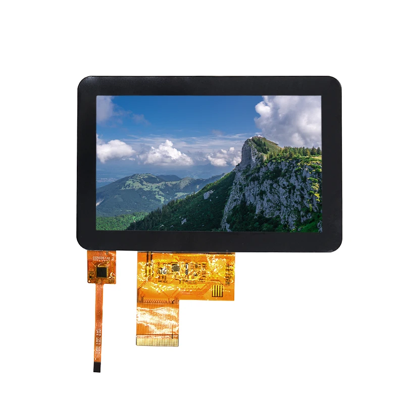 Емкостный сенсорный дисплей 5 дюймов TFT 800x480 точек ЖК-модуль с 40pin