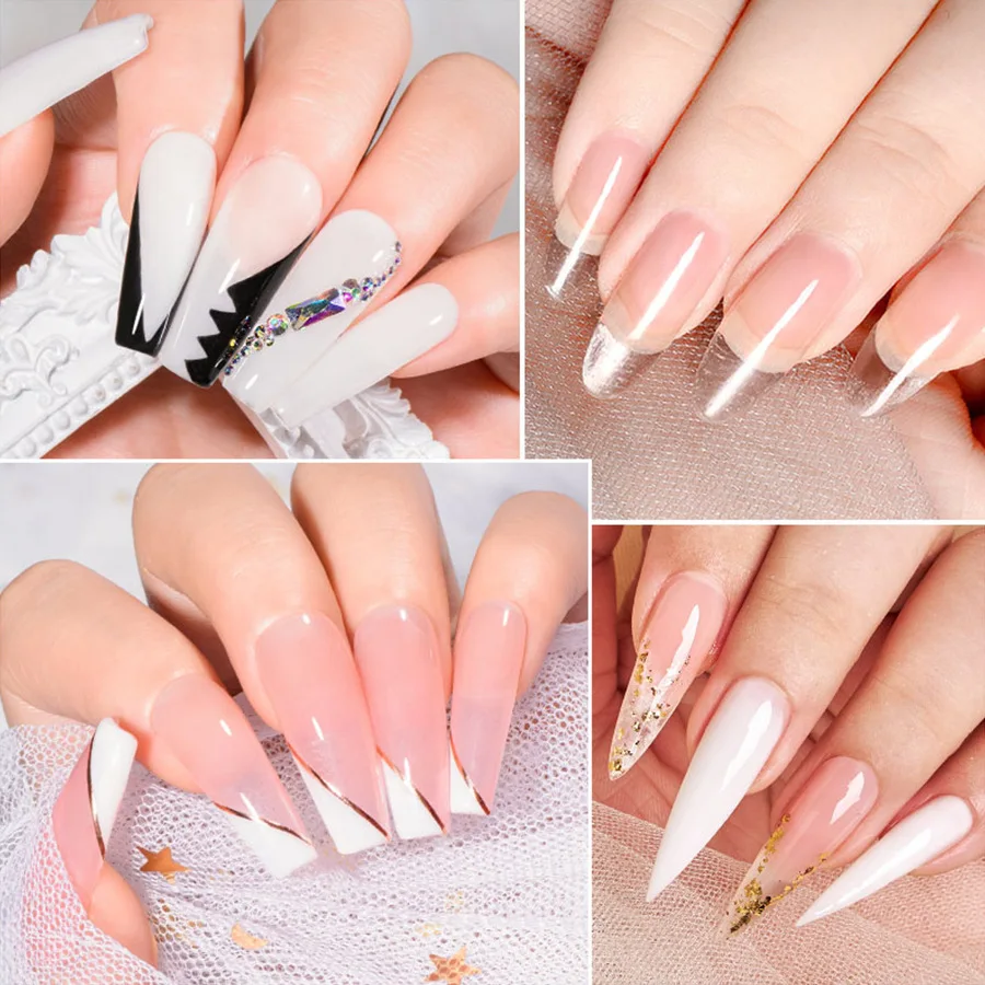 Nail extension gel manicure  professional soak off quick extension crystal uv gel Vegan painless crystal gel wholesale Supplies