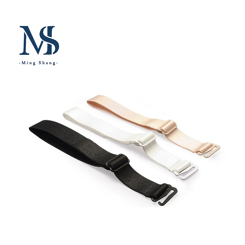 Economics Wholesale Stock Custom Color 18 mm  Bra Strap Elastic Bra Strap For Lingerie Shoulder Strap