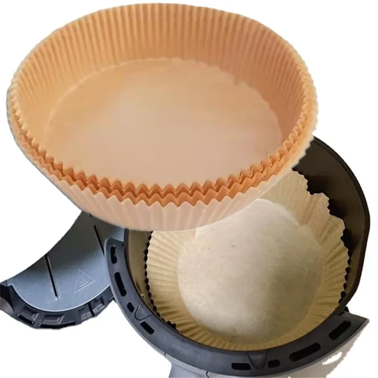 Перфорированная пергаментная бумага для фритюрницы 8 5 дюймовые вкладыши паровой булочки пергамента с отверстиями воздуха