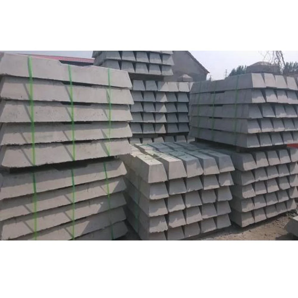Brand New Railway Rubber Crossing Board Concrete Sleeper Railway Cement Sleeper Plastic Railroad Sleeper