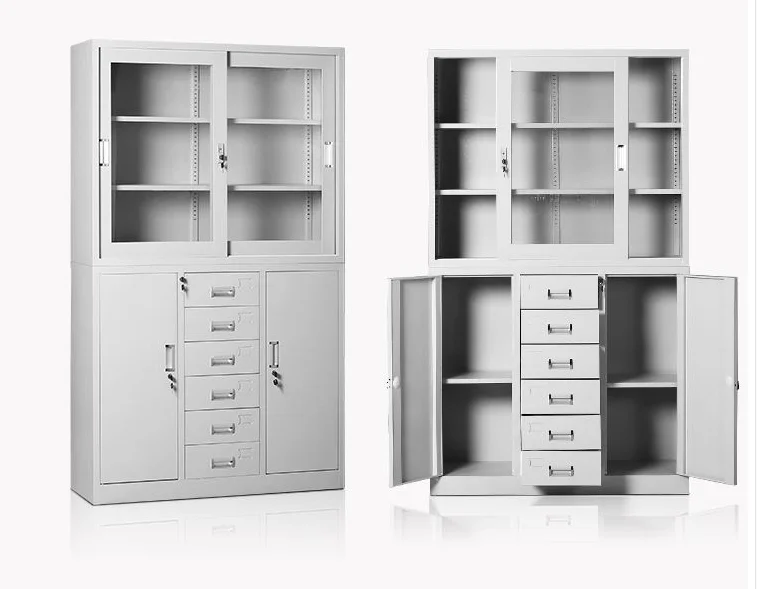 6 drawer steel cabinet with lock for high quality confidential document storage