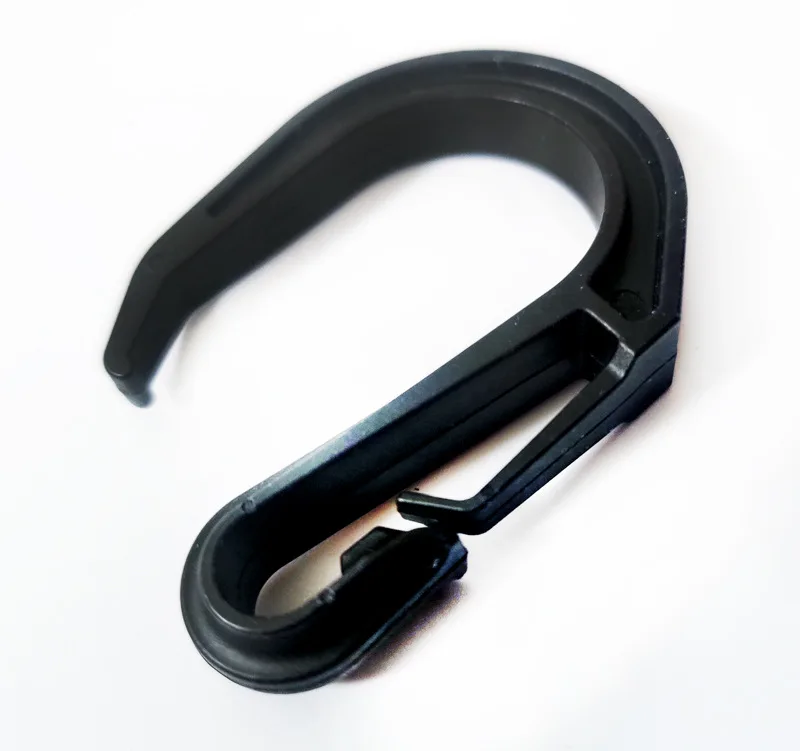 64mm*47mm Plastic S Hook Clips Elastic Rope Hooks Nylon Mesh Hooks Suitable for Cargo Net Elastic Net Truck Organizer