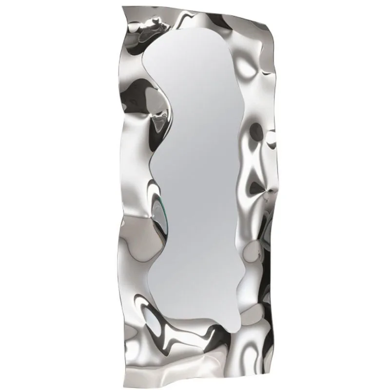 Large Mixed Media Artwork 3D Metal stainless steel mirror glass painting Modern Wall Pictures Wall Art Living Room