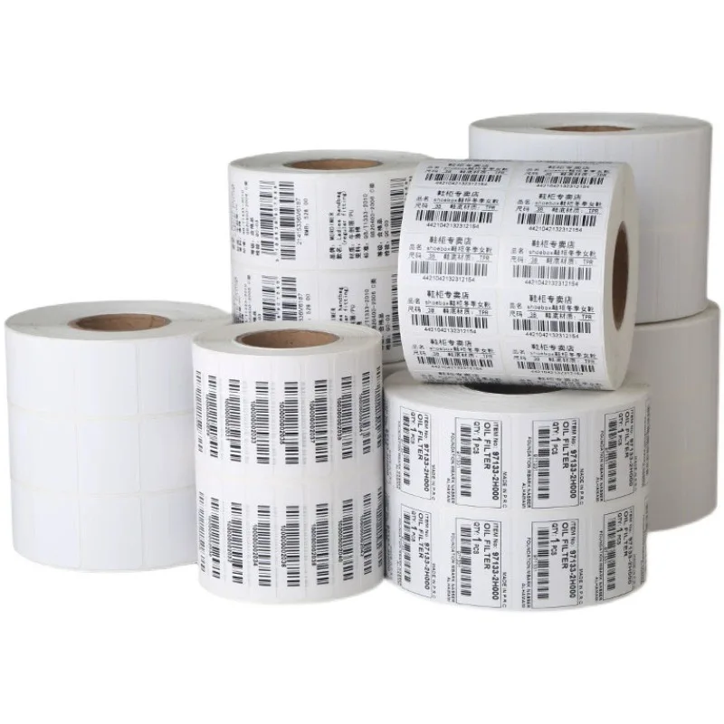 Adhesive Serial Number Barcode Label Sticker Printing Packaging Labels with Unique Identification