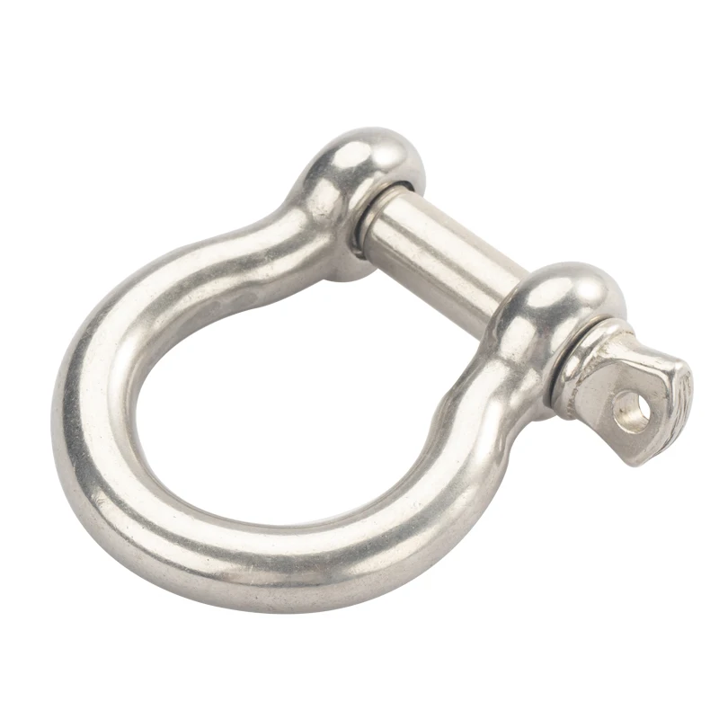 High Receiver Bow Shackle Bolt Type With Safety Pin Bolt Type High strength forged Bow Shackle bolt shackle made in china