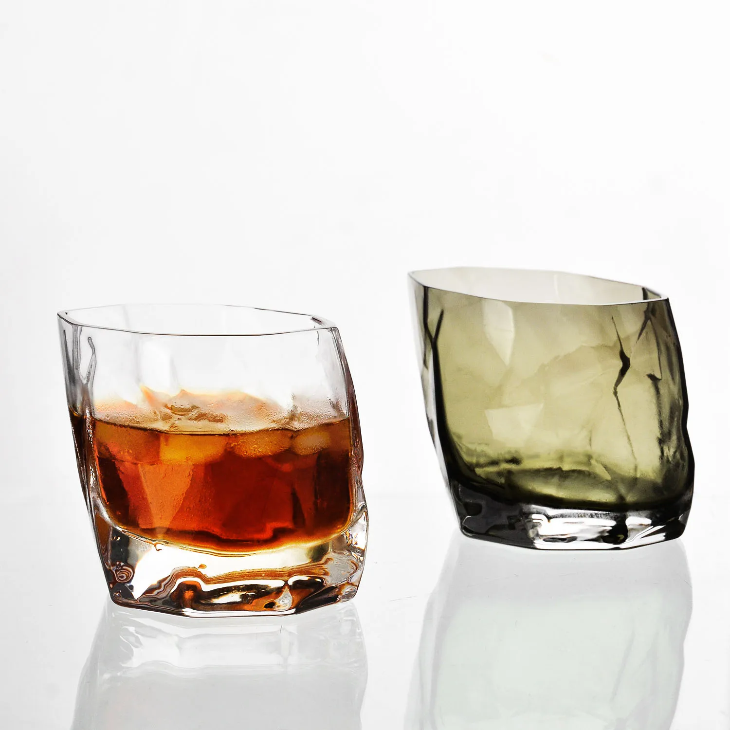 SAMYO Custom Unique Bar Old Fashioned Rock Drinking Glasses Water Cup Tequila Shot Whiskey