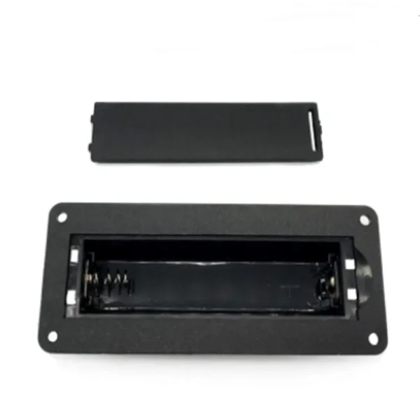 Embedded single 18650 battery holder with cover 1*18650 battery holder embedded with cover