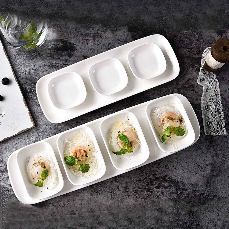 Wholesale Fashion Design buffet Dinner Plate dinnerware porcelain Set Market modern Ceramic