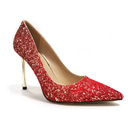 Square toe heel heel sandals simple pure color shoe last heel midsole design suit