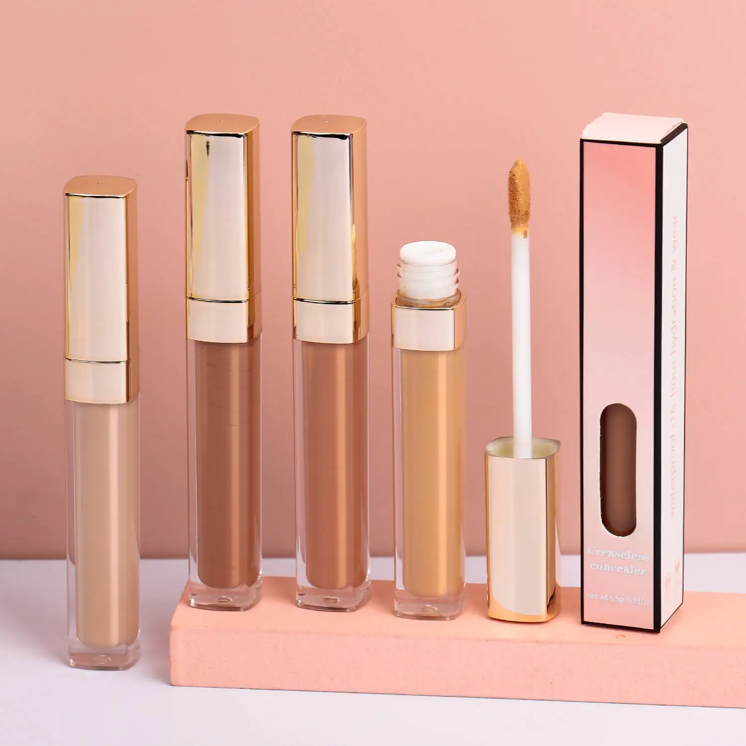 Wholesale new makeup without logo concealer pen concealer foundation custom logo skin care 2 in 1 foundation concealer