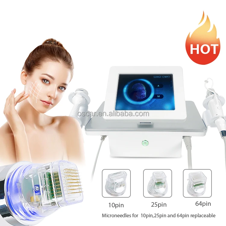 2023 new product 2 in 1 skin care pore contraction skin tightening rf microneedling machine