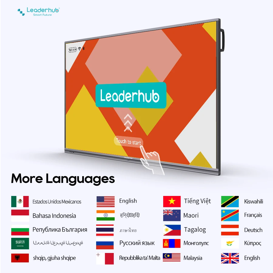86-дюймовая Интерактивная плоская панель с сенсорным экраном