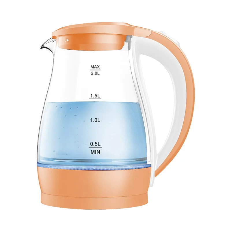 Auto Shut - Off and Boil - Dry Protection Electric Kettle 1.7L Hot Water Boiler 1500W Fast Boil Glass Electric Tea Kettle