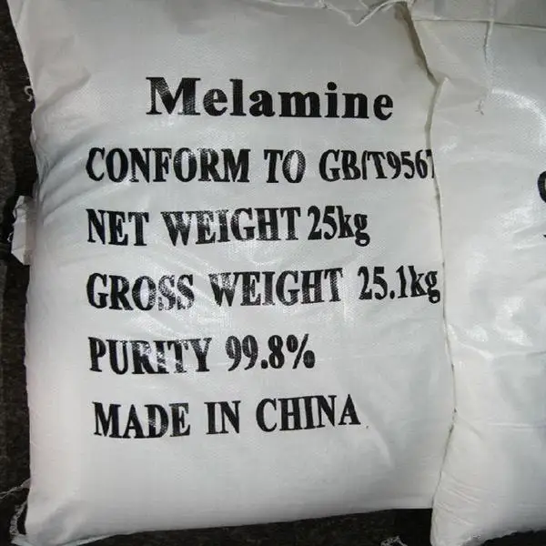 Chinese factory direct sale Industrial Grade White Powder 99.8% min Melamine