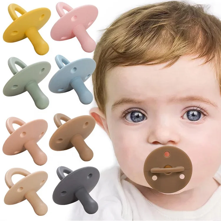 2023 factory Hot Sale New 100% Food Grade Silicone Baby Molar Pacifier Baby Non-toxic Pacifier Baby Products