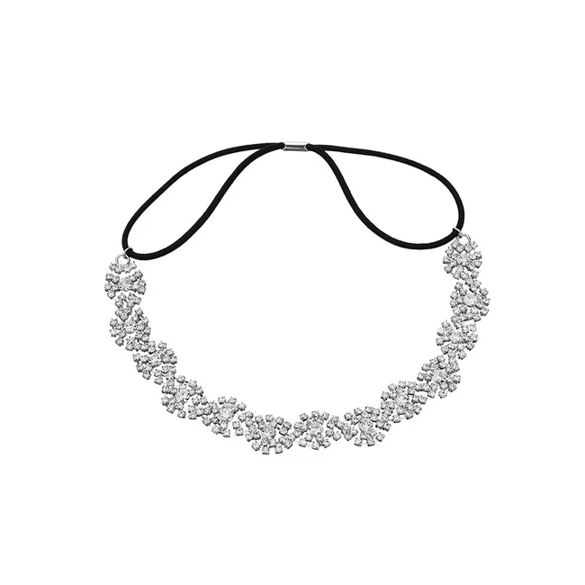 Оптовая продажа модные обручи для волос ручной работы Свадебная вечеринка регулируемые со стразами аксессуары