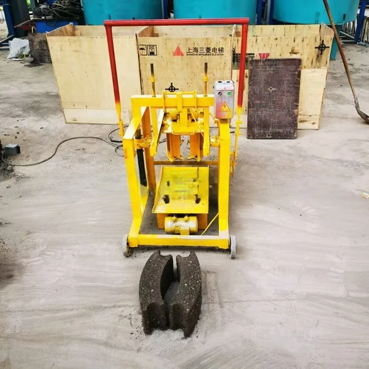 Promotion semi-automatic clay brick making machine vibrated brick machine