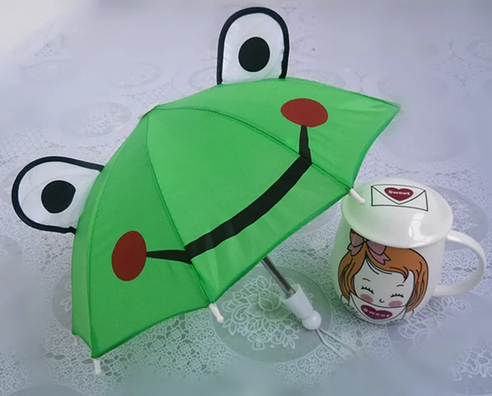 Мини-кукла красочный маленький зонтик для ребенка Пляжная Солнечная дождливая кукла игрушки украшения путешествий милый