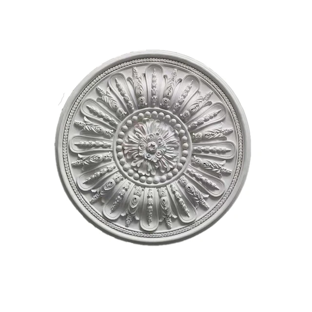 Interior Gypsum Ceiling Decorative Mold Making Fiberglass Silicone Materials Plaster Lamp Panel Moulding for Sale