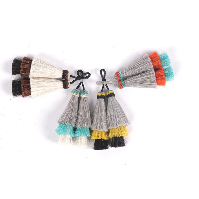 horse hair tassels for chinese knot tassels