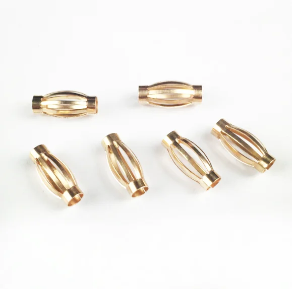 Free Sample Metal BeCu Connector Beryllium Bronze Copper Crown Banana Lantern Terminals