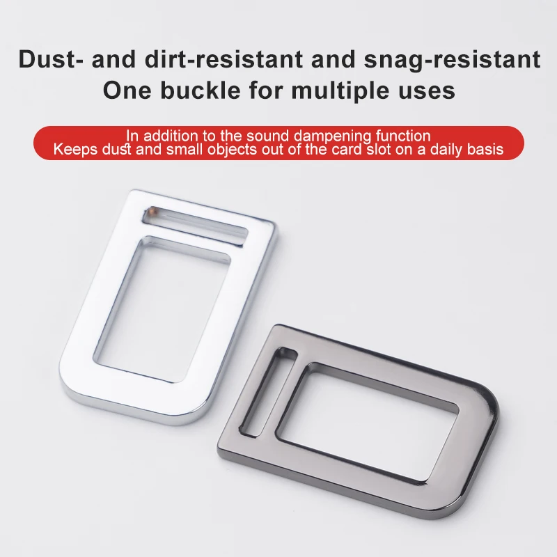 Auto Seatbelt Clip Extender Car Belt Extender Universal Standard Size Metal Holder Safety Seat Belt Buckle