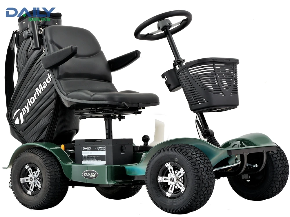 Одноместная тележка для гольфа с вращающимся сиденьем, сертификация CE