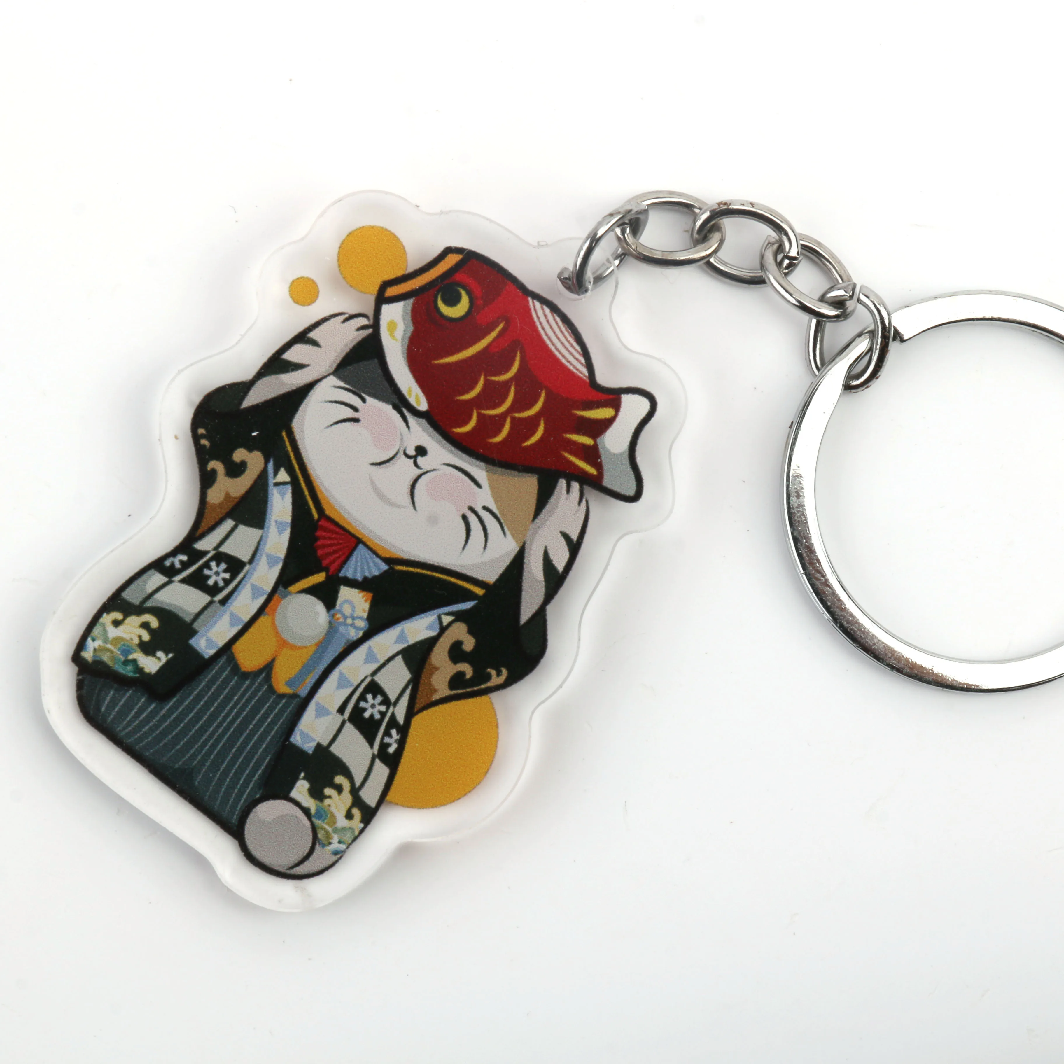 Factory Direct Discount Competitive Price Key Chain M416  Lighter Offset Printing Acrylic Keychain