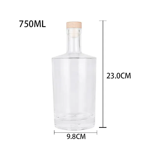 2024 Hot Selling Good Price Unique Shape Wine Glass Bottle Custom Mini Wine Glass Bottle Empty Wine Glass Bottle