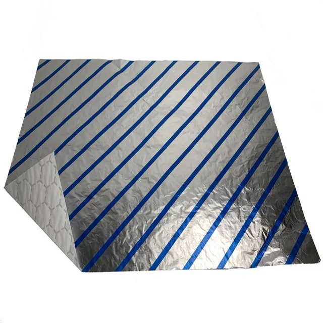 burger foil wrap food paper with aluminum foil layer for hamburger wrap