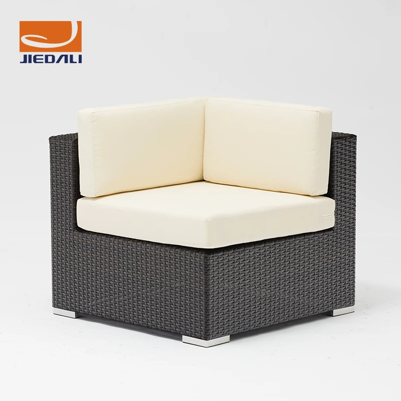 
Excellent Quality Outdoor Patio Furniture Wicker Coversation Beige Sofa Set For Backyard 