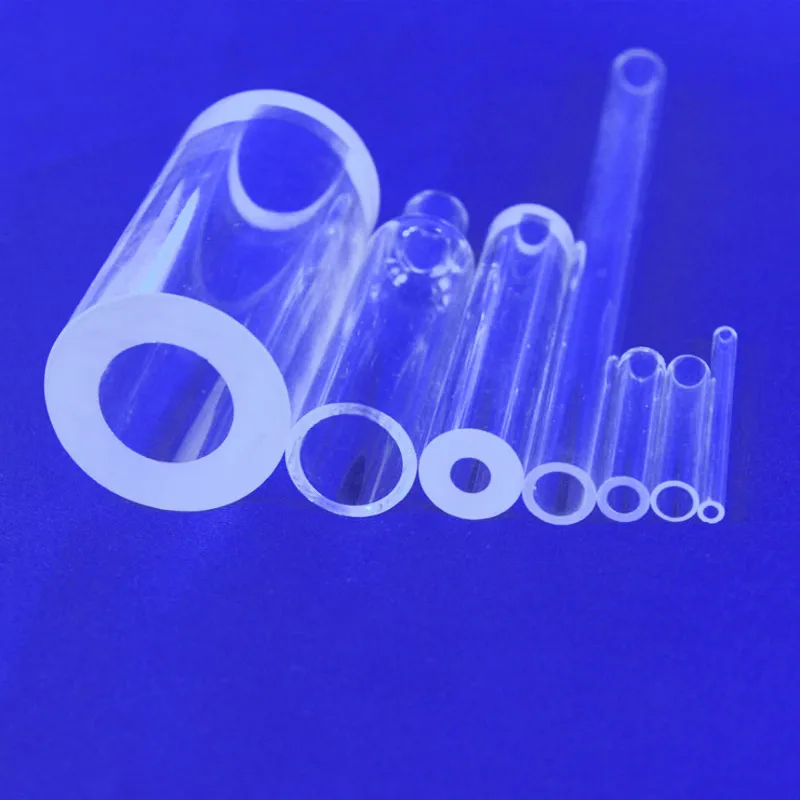 quartz instrument tube Thick wall quartz tube