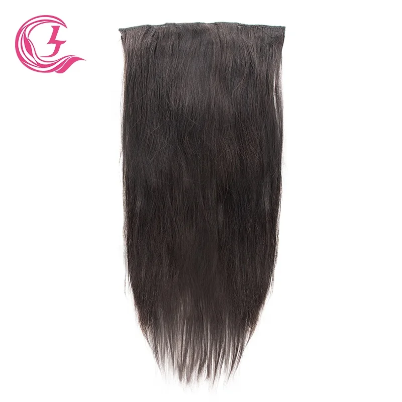 Clj Hot Selling Perruque 30 Pouce 10A Grade India Clip In Human Hair Extension For Small Heads