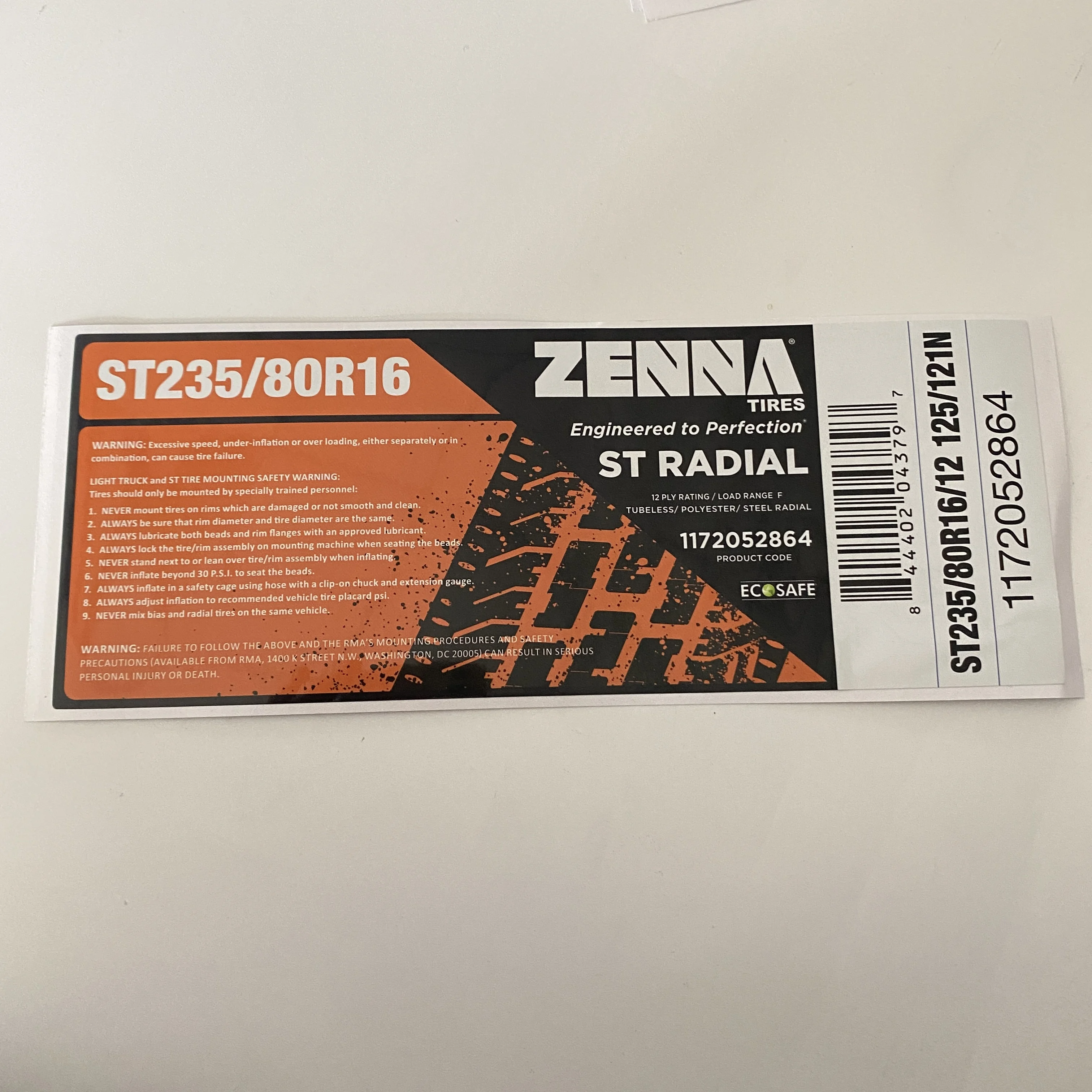 Waterproof Sticker Tire Labels Custom High Temperature Vulcanize Sealing Round Roll Pvc Blank Paper Luxury Vulcanization Label