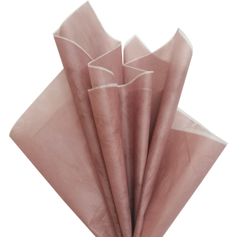 NBI factory customized Non woven Fabric 100% polyester bouquet wrapping paper for fresh flower