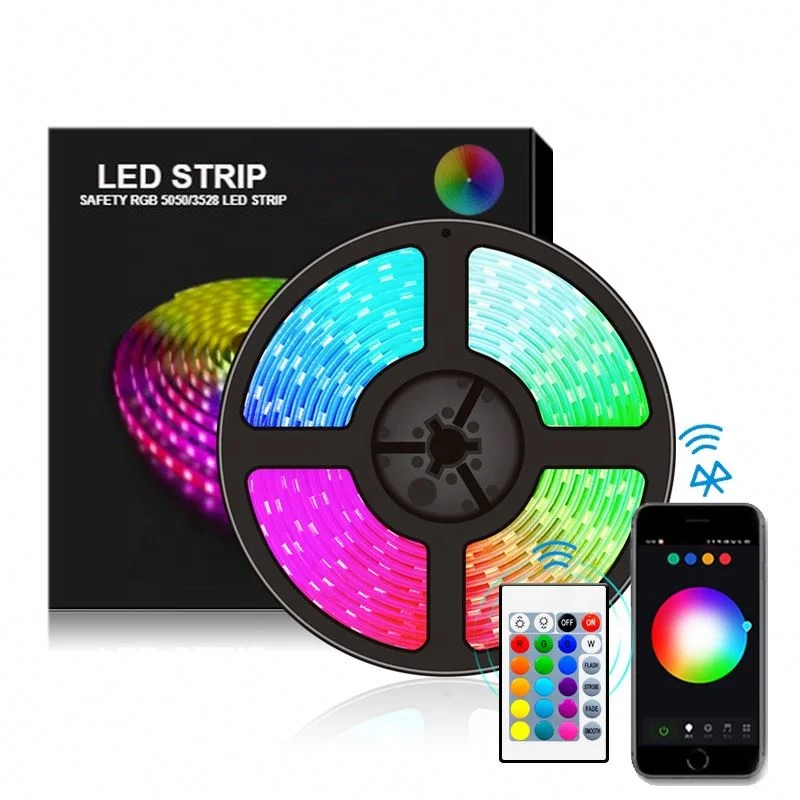 5050 5 метров Wi-Fi Ws2812b контроллер, модифицируемые светодиодные ленты RGB с изменением цвета