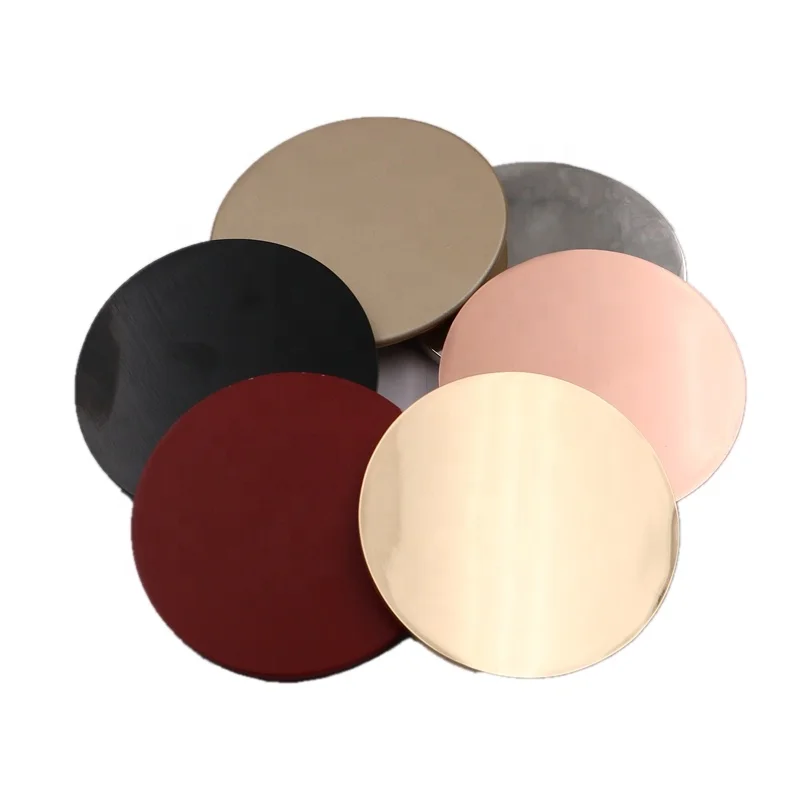 
New fashion custom logo red gold silver black white color metal zinc alloy plain candle glass jar lid for candle jar 