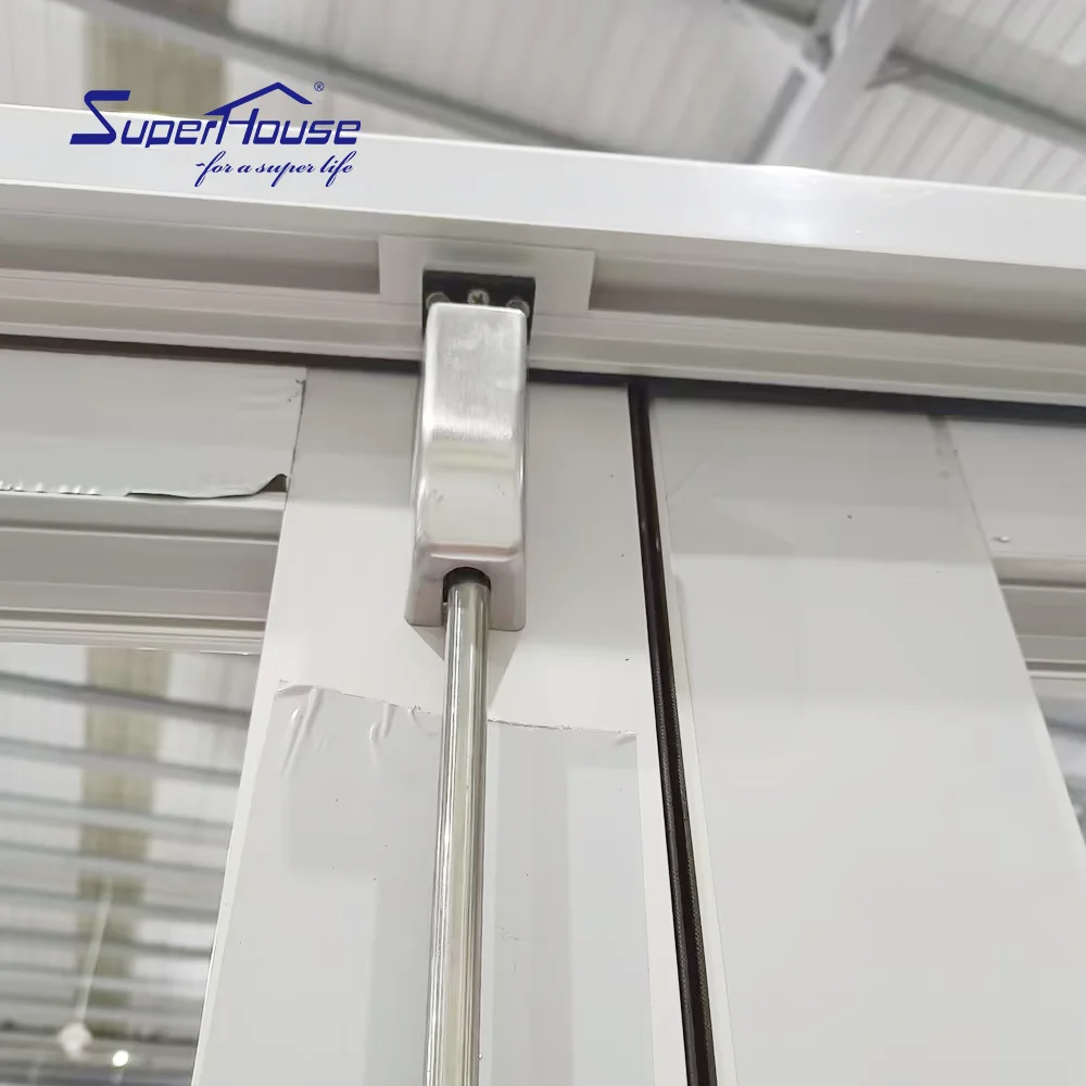 Impact NOA NFRC AS2047 Maimi dade approval commercial aluminium door panic door aluminum escape door with electric motor