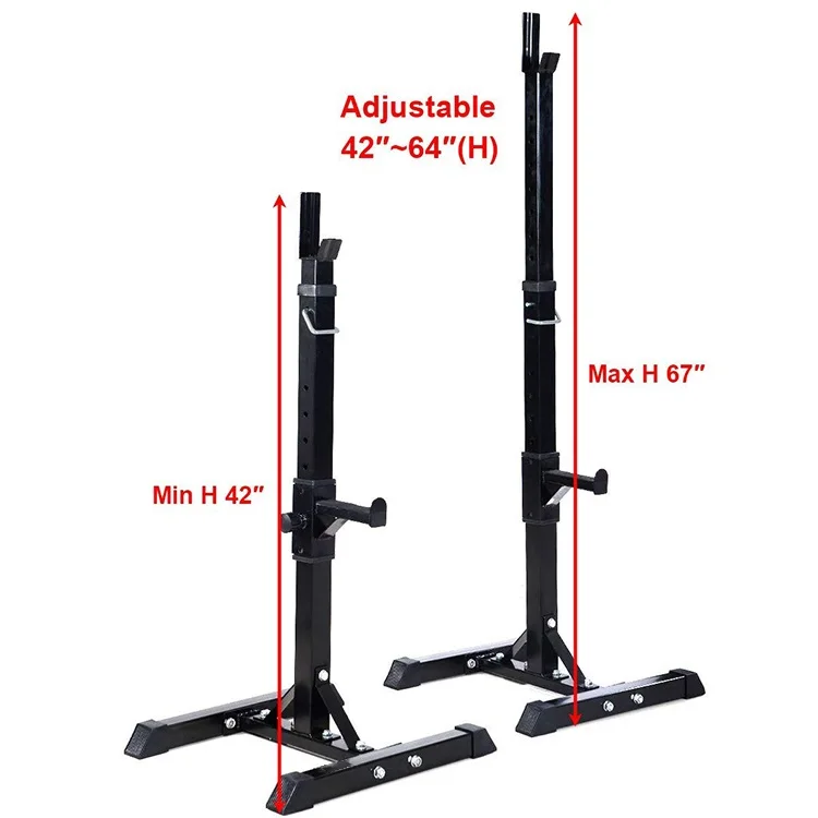 Adjustable Functional Trainer Gym Equipment Crossfit Stand Squat Rack