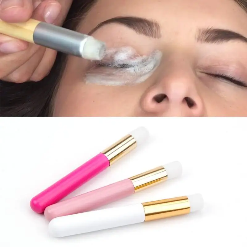 eco friendly wholesale makeup tool plastic mascara wand bamboo eyelash cleaner brush