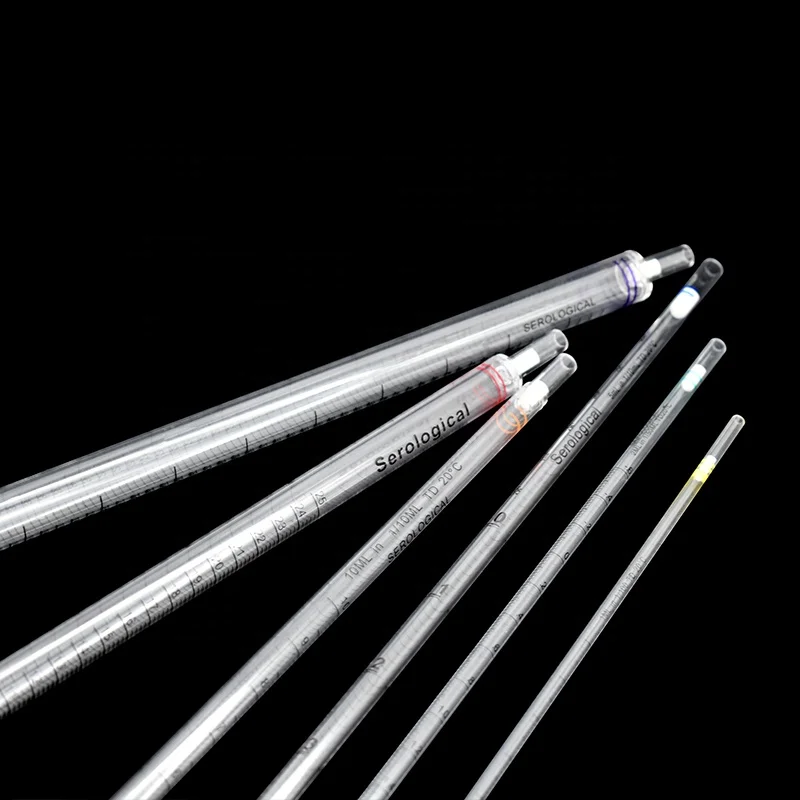Plastic serological pipette 1ml Laboratory Wholesale Disposable 1ml Liquid Transfer Serological Pipette