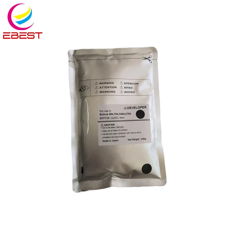 EBEST заводская цена совместимый с Konica Minolta DV711 разработчик Bizhub C451 C452 C552 C654 C754 порошок разработчика
