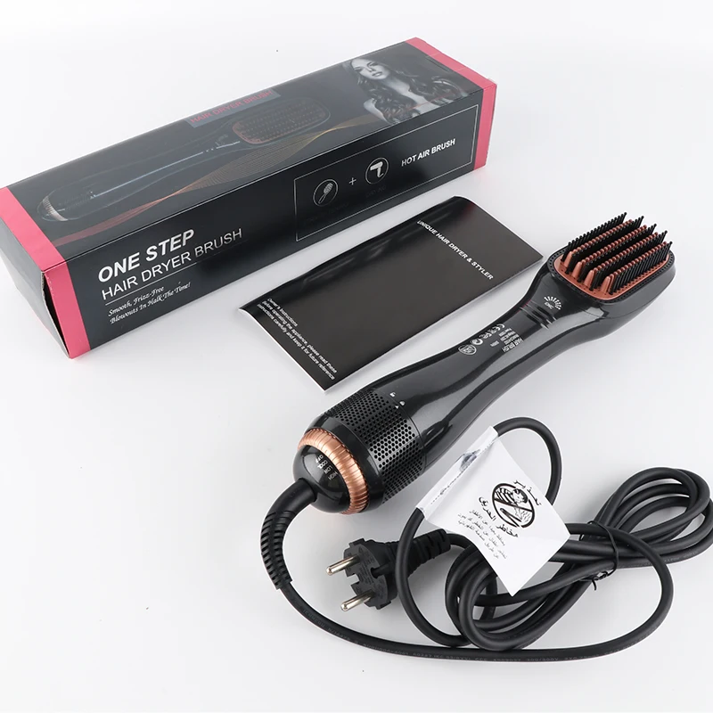 hot sale Professional 1200W Custom Electric Hair Salon Comb Brush One Step 5 IN 1 Hot Air Hair Brush