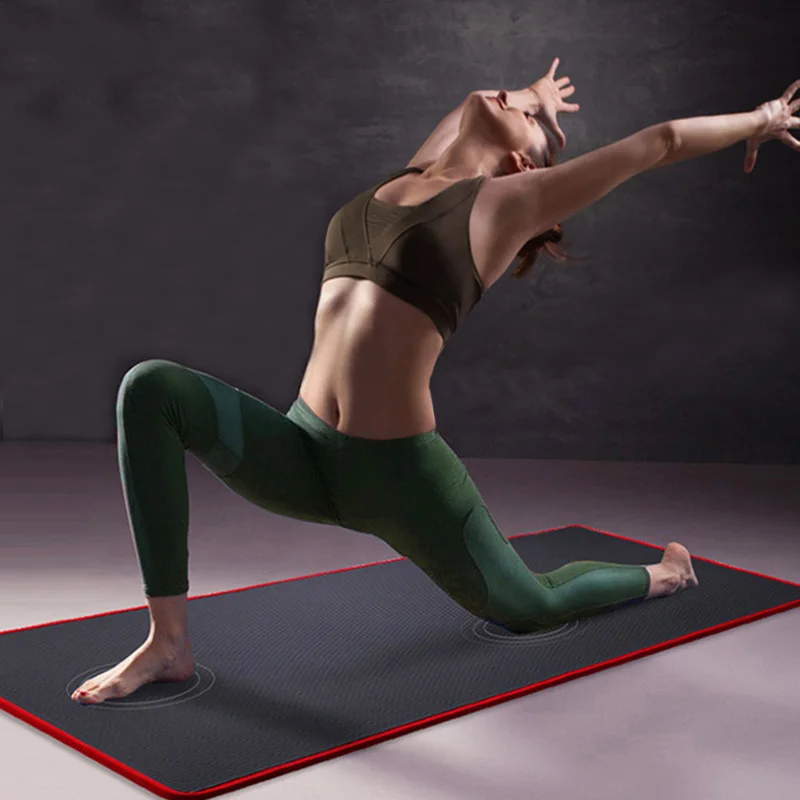 Rubber Fitness Pilates NBR Yoga Mat Custom LOGO Eco-friendly Natural 10mm