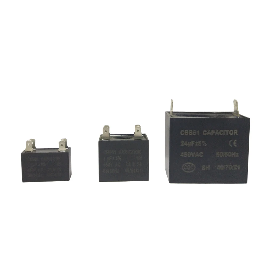 Running High Quality Starter Capacitor CBB61 2.5 Uf Use For Motor