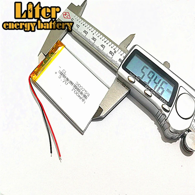 Высококачественная перезаряжаемая литий-ионная батарея 700 мАч 303759 303560 3,7 в